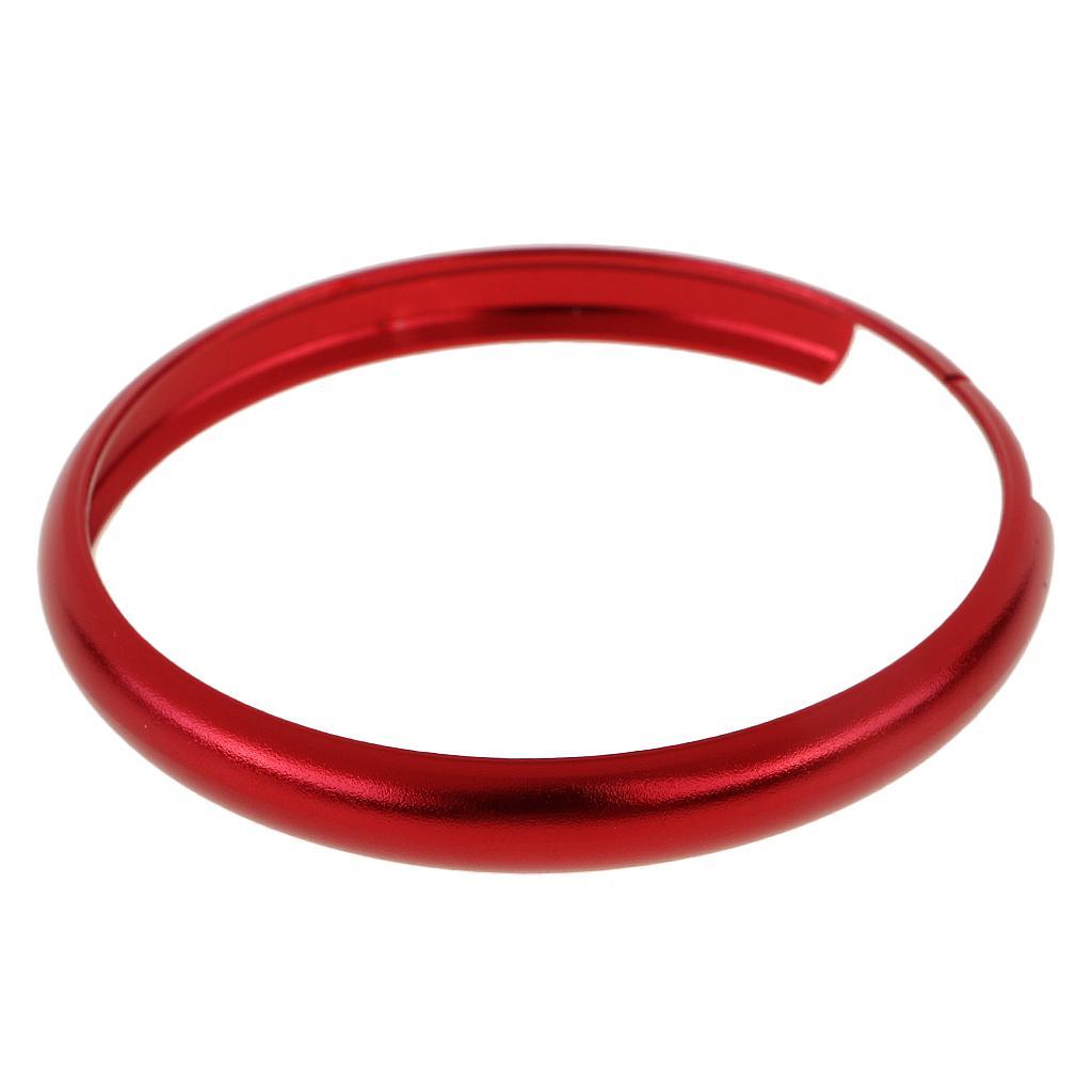 Aluminum Alloy Car Key Fob Replace Trim Rings For