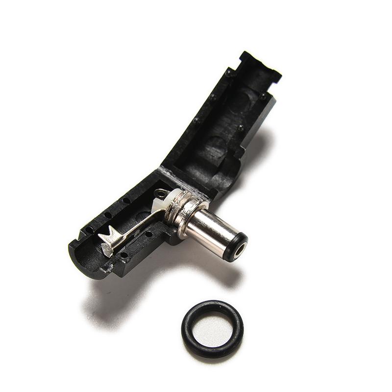 Đen 10 Chiếc 90 Độ Góc 2.1X5.5Mm 2.1Mm DC Cáp Nam Cắm Ổ Cắm Dây Hàn Đầu Kết Nối Adapter