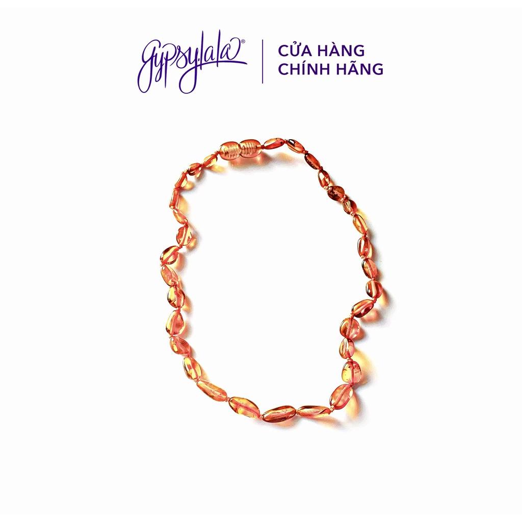 Dây chuyền đá Hổ Phách nhiều màu SP002015 Gypsy.lala