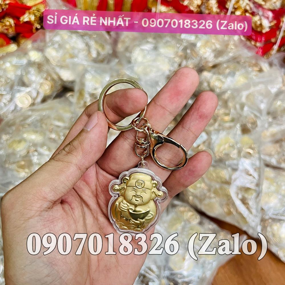 Móc khóa ông thần tài khai lộc MAY MẮN - quà Tết ý nghĩa NELI