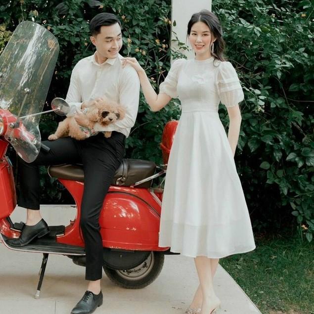 VÁY CƯỚI TRẮNG THIẾT KẾ TIỂU THƯ – ĐẦM TAY PHỒNG DỰ TIỆC – GD178