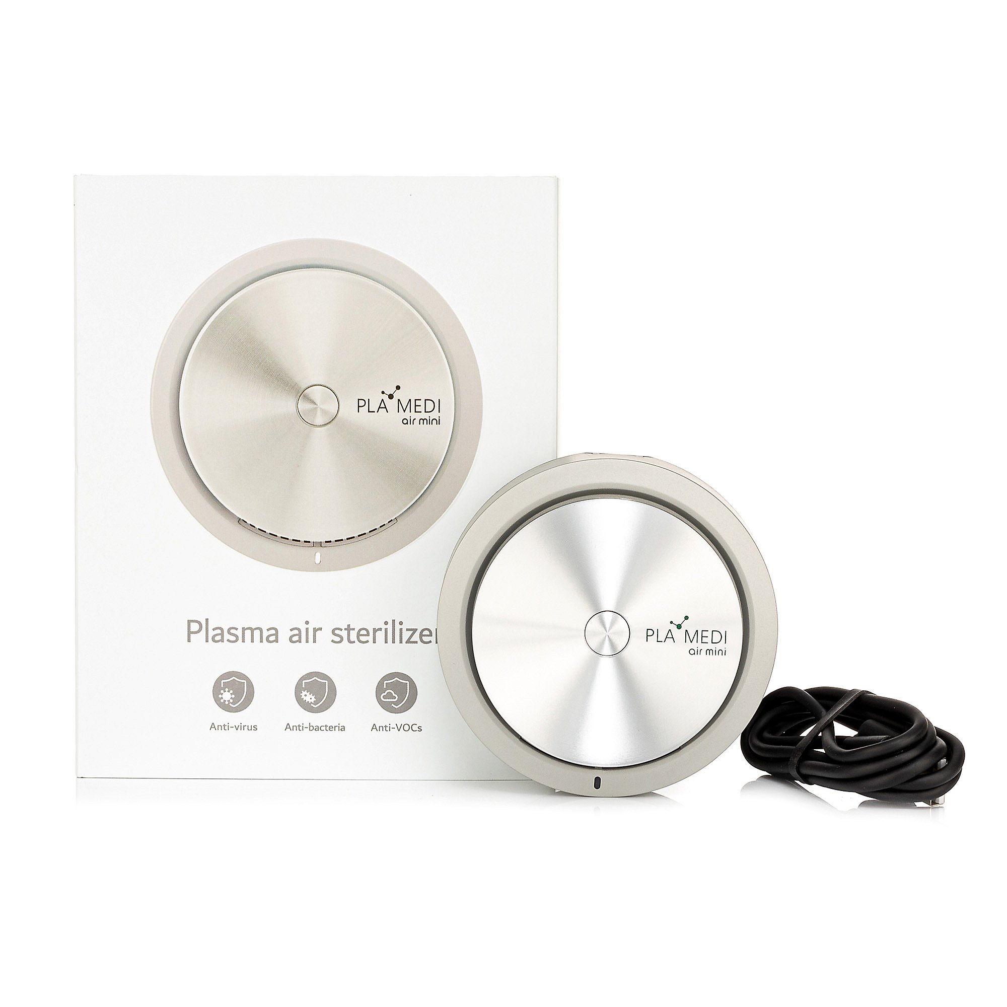 Máy lọc, khử khuẩn không khí Plamedi Air Mini cho ô tô, phòng máy lạnh, phòng ngủ trẻ em, nhà vệ sinh, phòng làm việc, văn phòng - Hàng chính hãng Plamedi Hàn Quốc