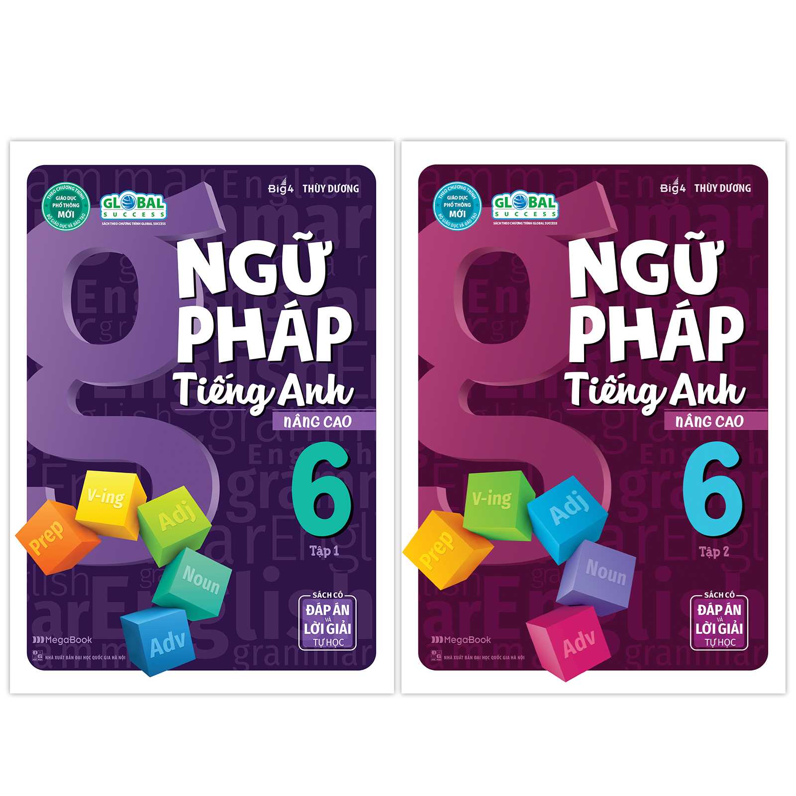 Combo Ngữ Pháp Tiếng Anh Nâng Cao Lớp 6 2 Tập