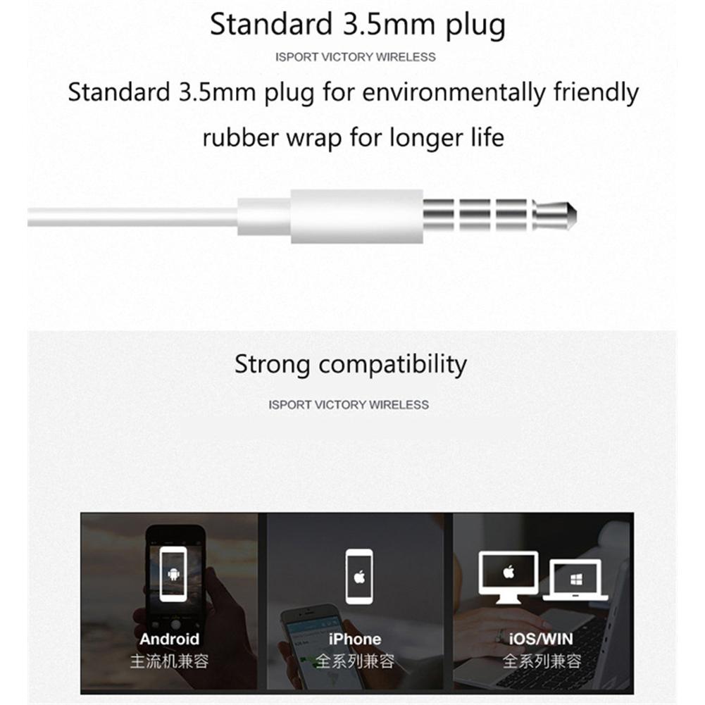 3.5mm Waterproof Wired Earphones With Microphone Volume Control Music Gaming In-ear Sport Headset Earbuds