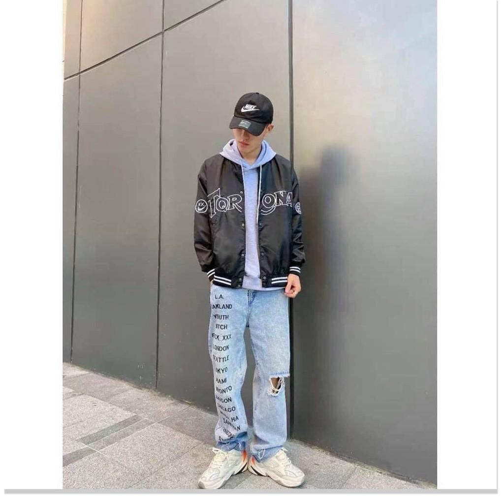 ÁO KHOÁC DÙ BOMBER UNISEX NAM