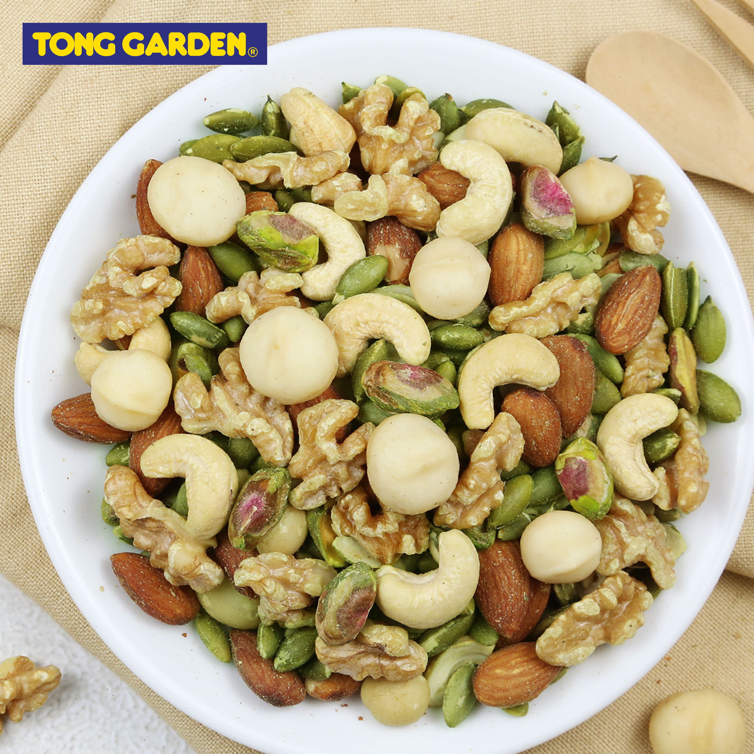 HỖN HỢP HẠT SẤY TONG GARDEN 75G