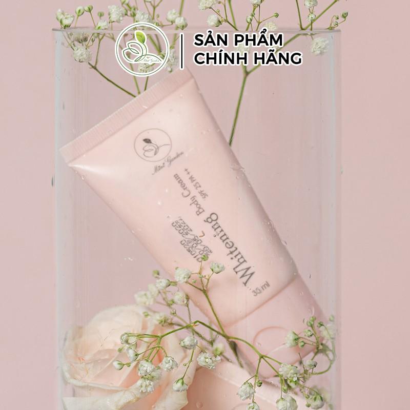 Kem dưỡng toàn thân MiniGarden Whitening Body Cream SPF 25 PA ++ 35ML