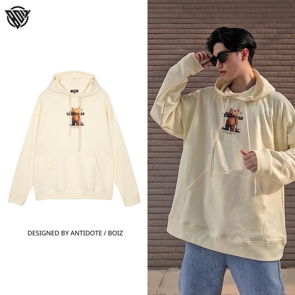 Áo nỉ Hoodie Teddy áo nỉ bông hoodie unisex nam nữ - Boiz Unisex
