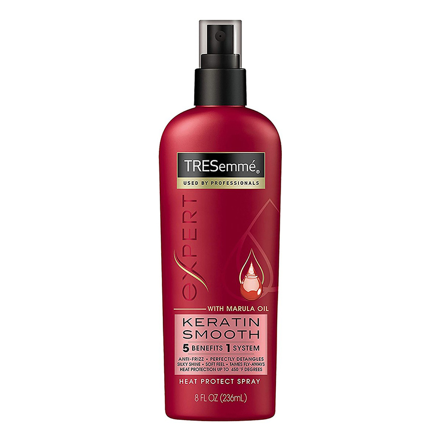 Bộ 3 Tresemme Keratin Smooth Vào Nếp Suôn Mượt &amp; Bảo Vệ Tóc (Gội 340g + Xả 340g + Xịt Bảo Vệ Tóc Khỏi Nhiệt 236ml)