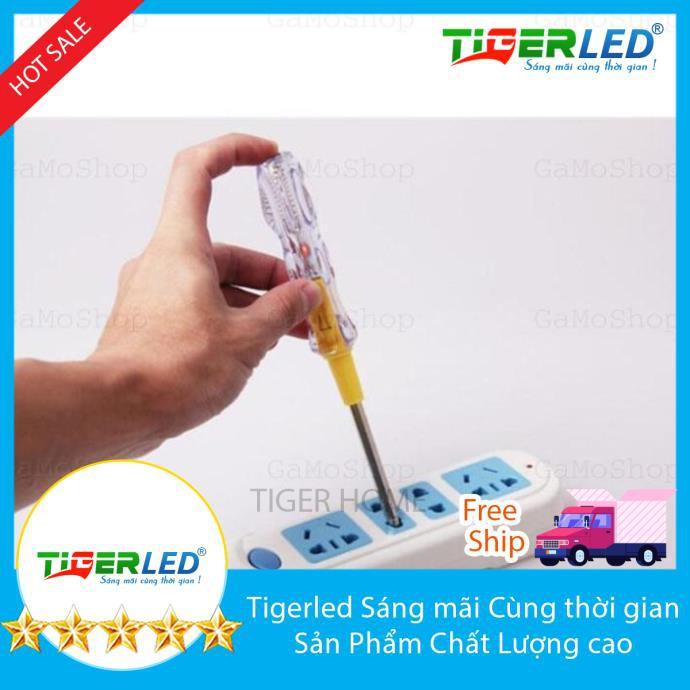 combo 8 Tua vít 2 đầu kiêm bút thử điện đa năng an toàn tiện lợi Tigerled vietnam