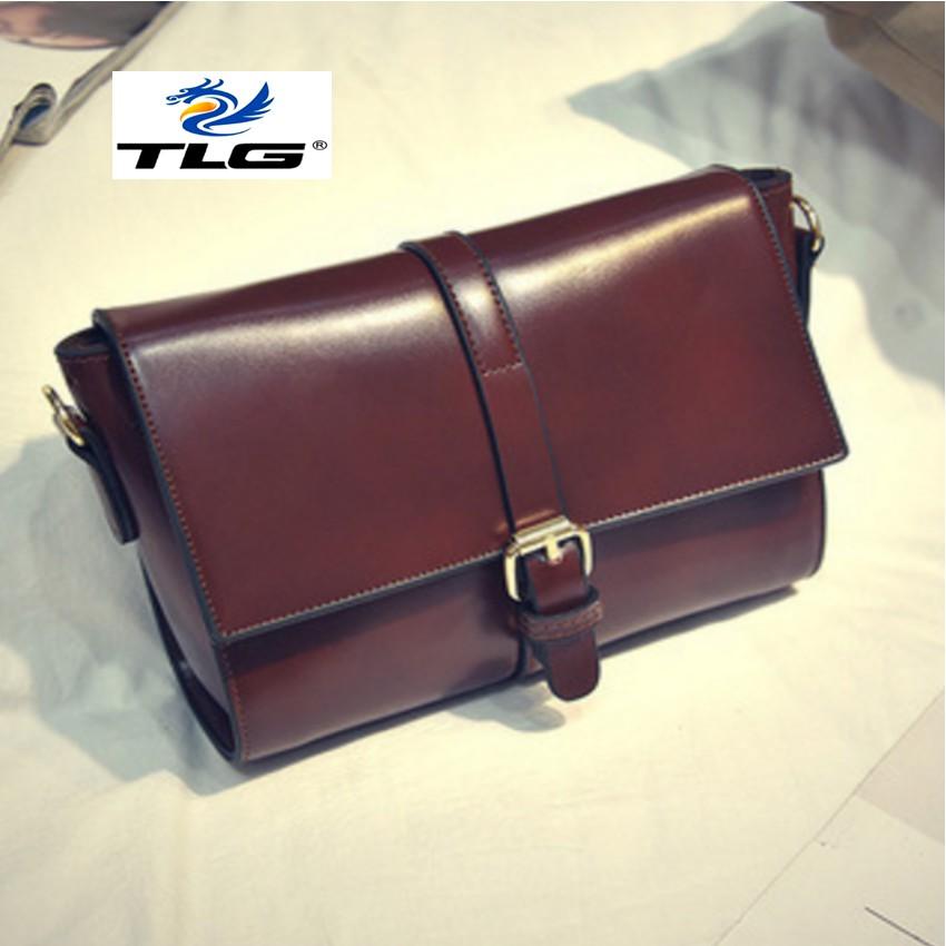 Túi đeo chéo thời trang phong cách Đồ Da Thành Long TLG 208094 tặng túi đựng mỹ phẩm tiện lợi