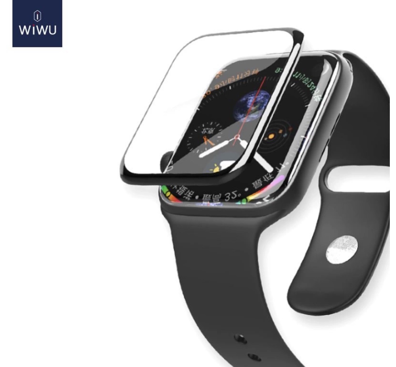 Dán Cường Lực Apple Watch WIWU Ivista Dành Cho Đồng Hồ Có Chức Năng Chống Cháy Nổ, Chống Va Đập Và Chống Bụi - Hàng Chính Hãng