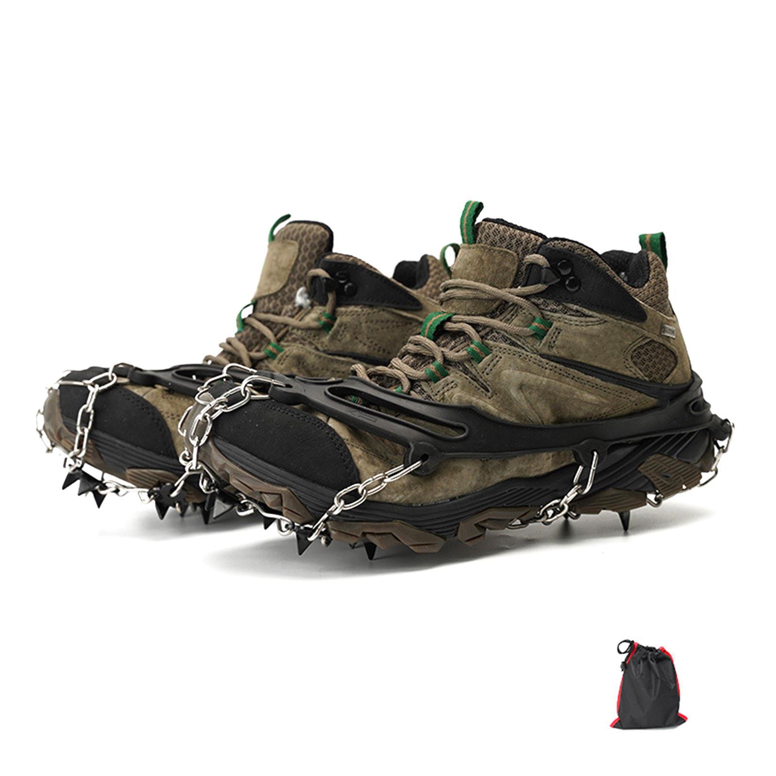 Portable Leg Crampons Snow Grips Ice Cleats Equipment Shoes Covers for