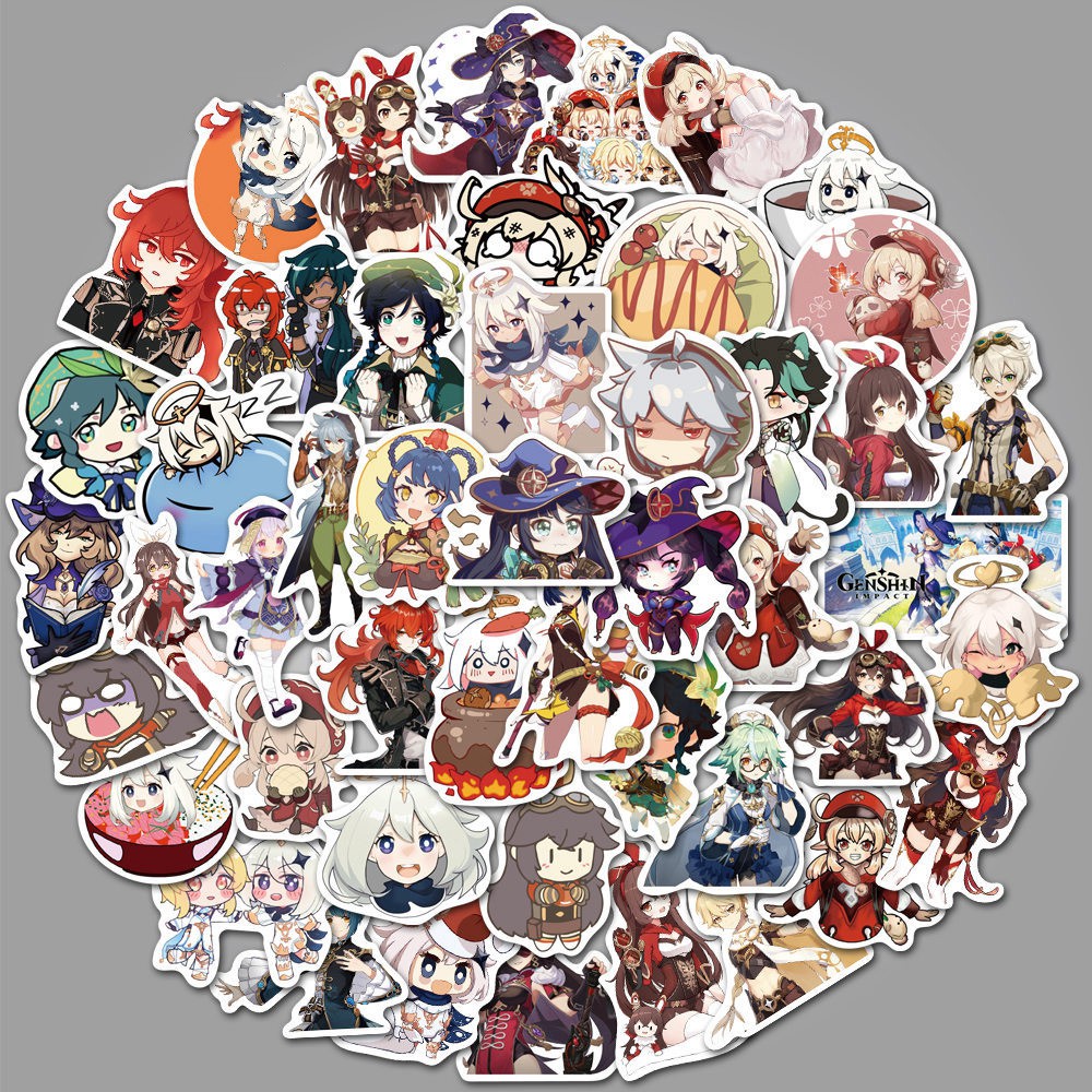 Set 30 Sticker Genshin Impact