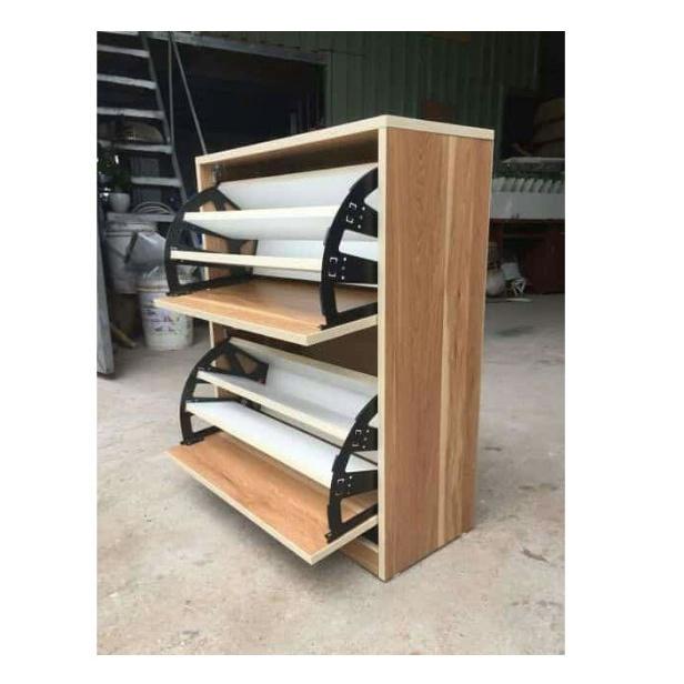 Kệ tủ giày thông minh cánh lật 2 tầng dài 80cm