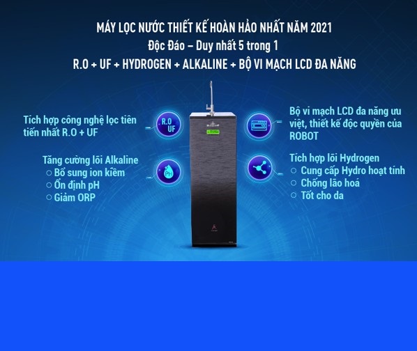 Máy Lọc Nước Robot Lọc R.O + UF Reno Pro 239G-UR - Hàng chính hãng