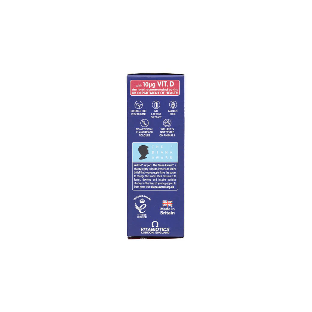 Viên Uống Vitabiotics Wellkid Multi-vitamin Liquid bổ sung vitamin và khoáng chất cho trẻ (Chai 150ml)
