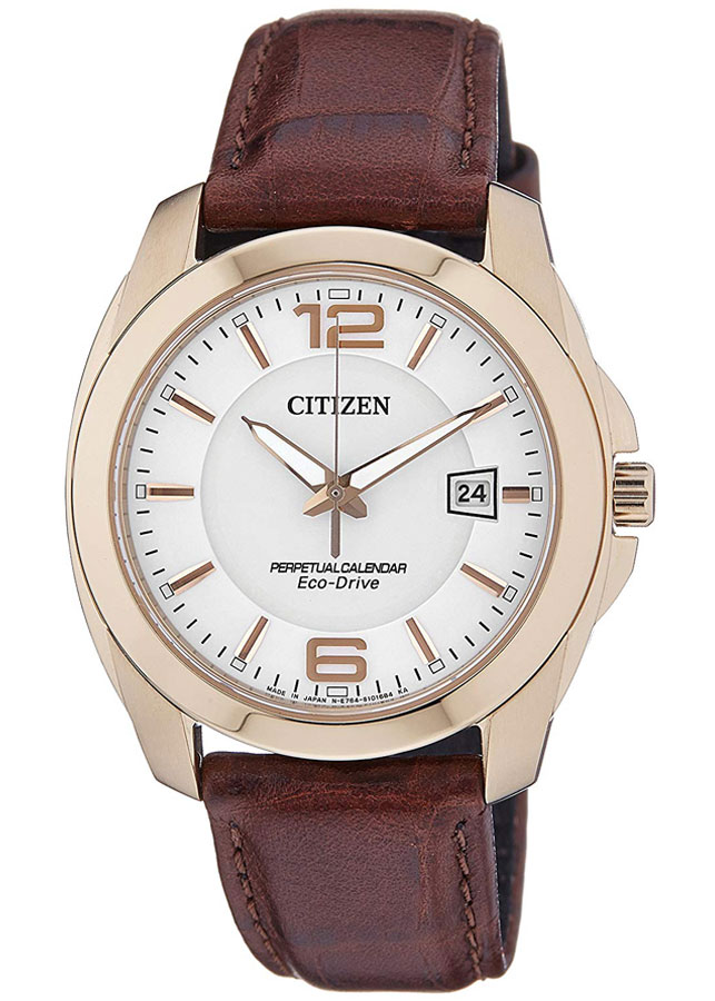 Đồng Hồ Nam Citizen Dây Da BL1243-00A - Mặt Trắng (Sapphire)