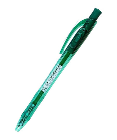 Bộ 2 Bút Bi Bấm STABILO BP308F-GN-Liner (F) 0.7mm - Xanh Lá