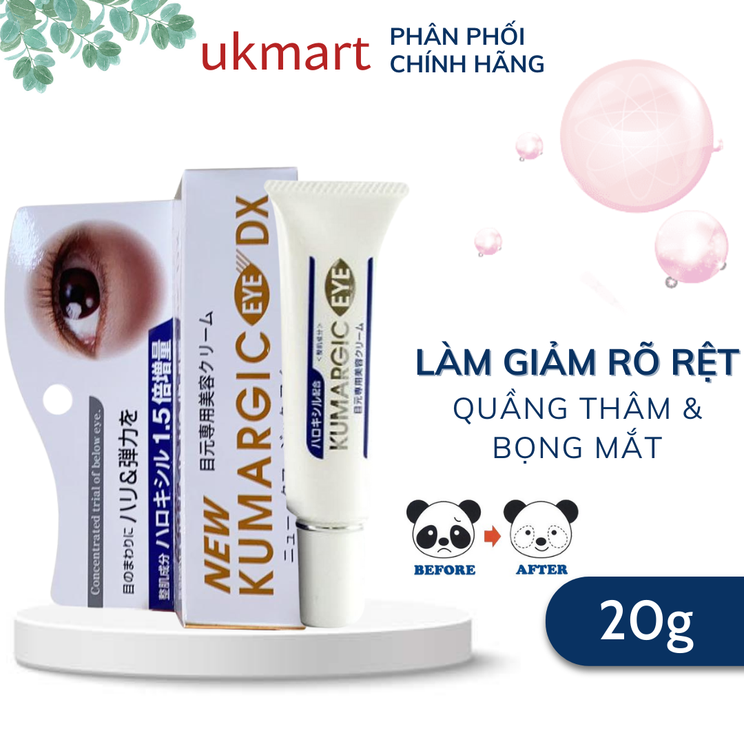 Kem Mắt Kumargic Eye Hỗ Trợ Giảm Quầng Thâm &amp; Bọng Mắt 20g