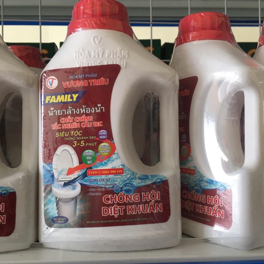 Chất thông bồn cầu, nhà vệ sinh, bồn rửa bát tắc nghẽn siêu mạnh men bể phốt chống hôi diệt khuẩn