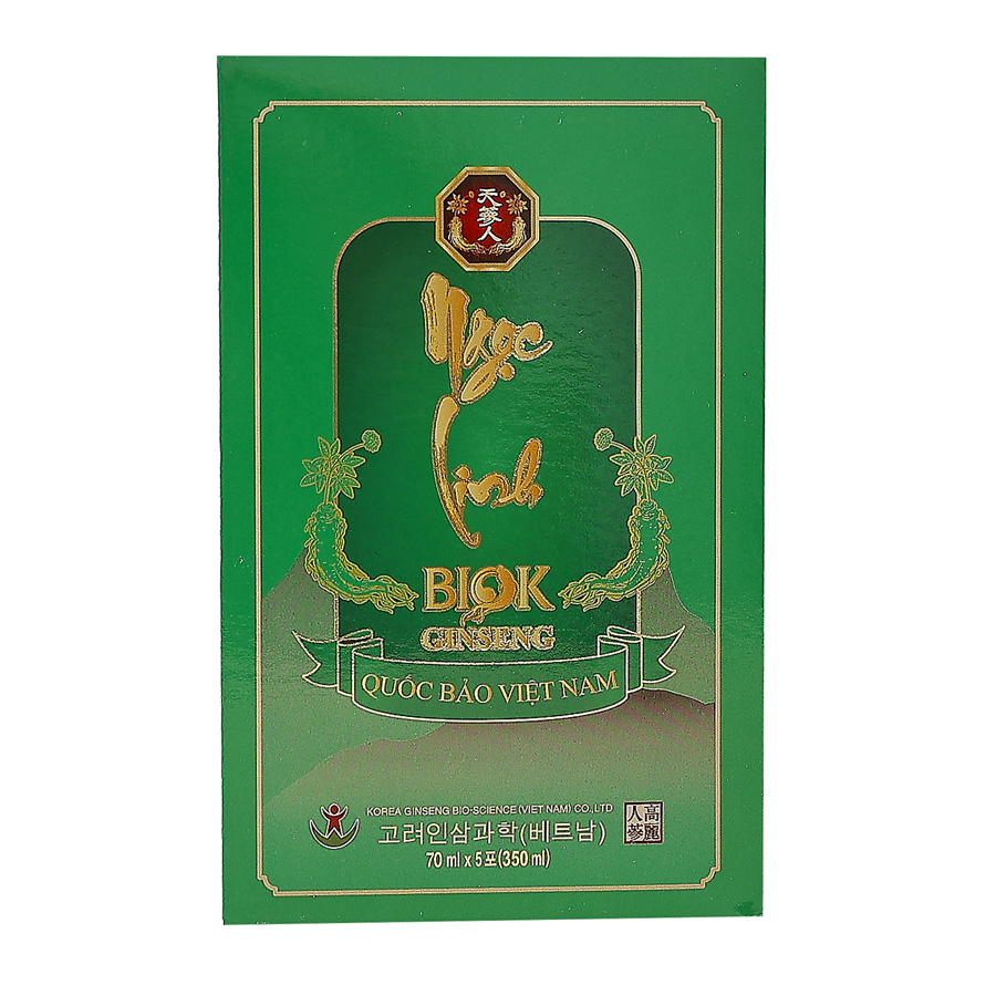 Nước Uống Sâm Ngọc Linh - Quốc Bảo Việt Nam (70ml x 5 gói)