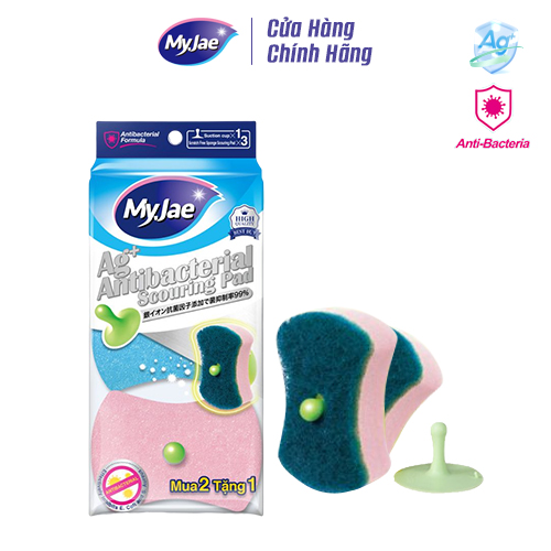 Miếng Bọt Biển Rửa Chén Kháng Khuẩn MyJae An Toàn Bền Bỉ