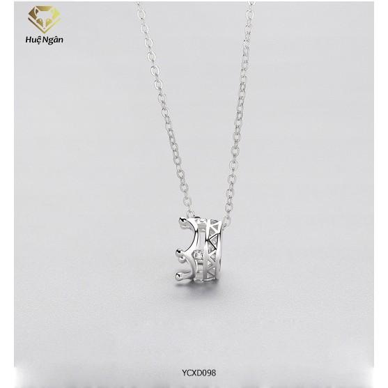 Dây chuyền bạc 925 Huệ Ngân - Vương miện Công chúa YCXD098