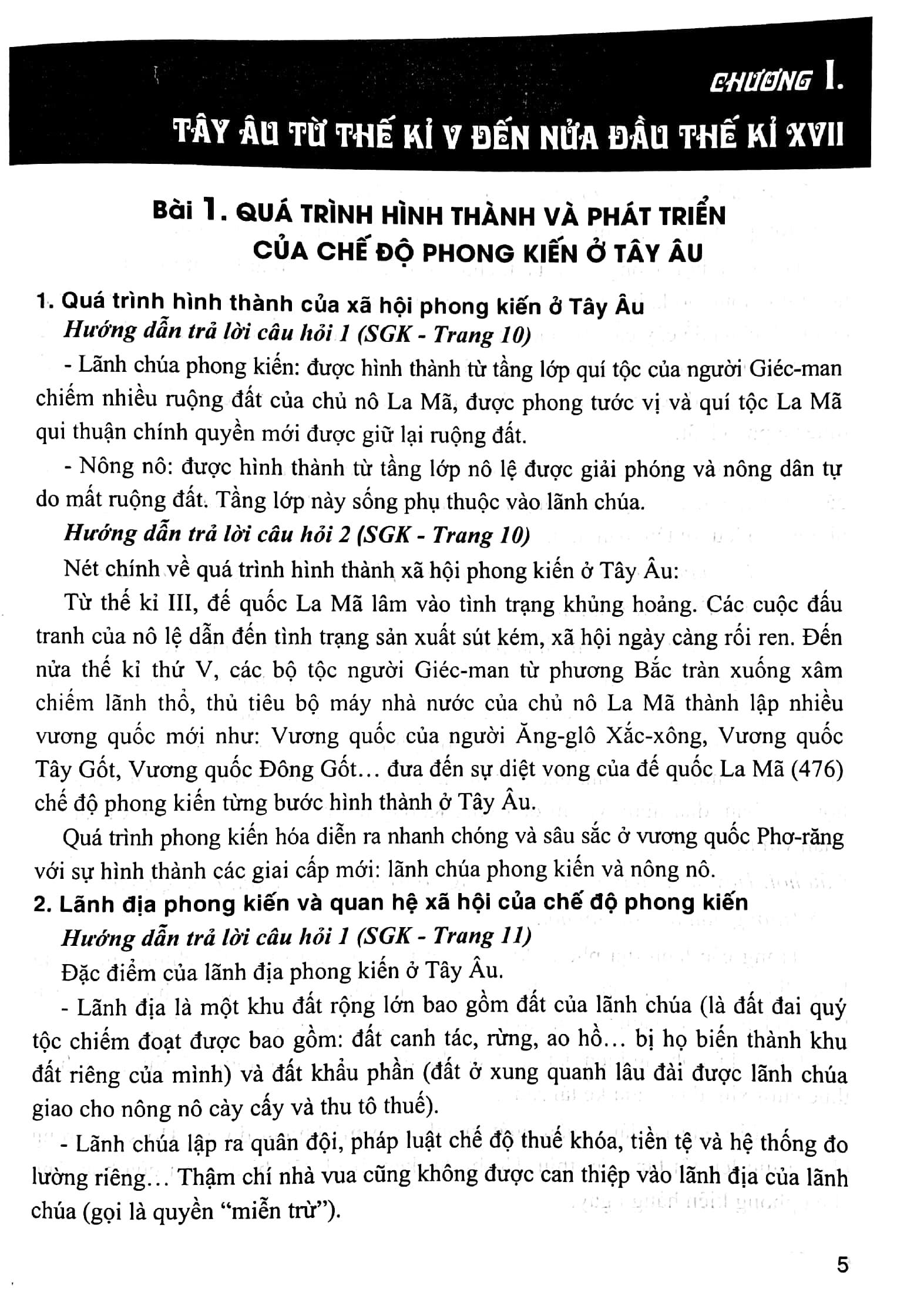 Hướng Dẫn Trả Lời Câu Hỏi Và Bài Tập Lịch Sử Lớp 7