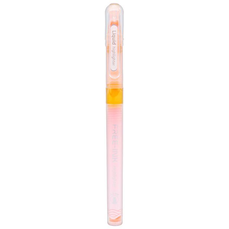 Bút Dạ Quang Thiên Long Free-Ink HL-020 - Màu Cam