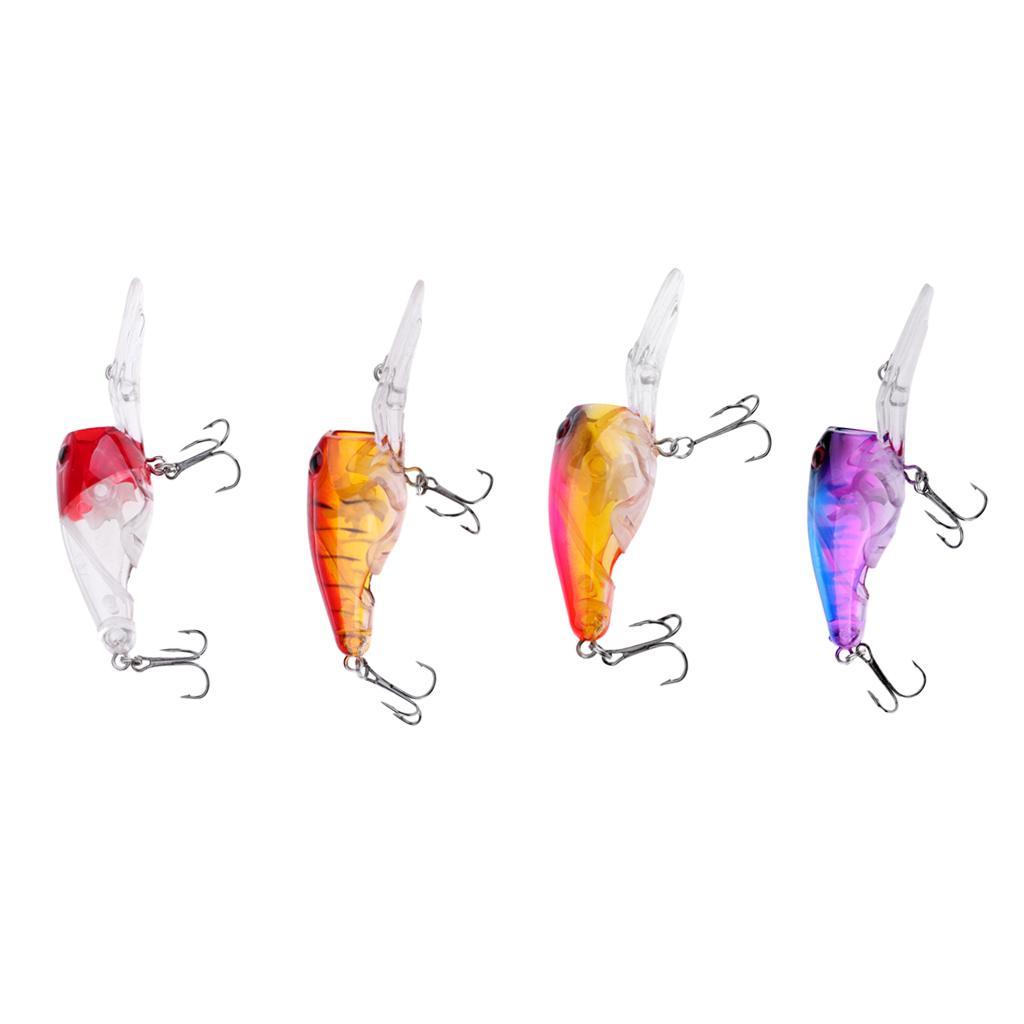 1 Piece Luminous Fishing Lures with Hooks Fishing Baits Hard Baits Minnow Baits Tool