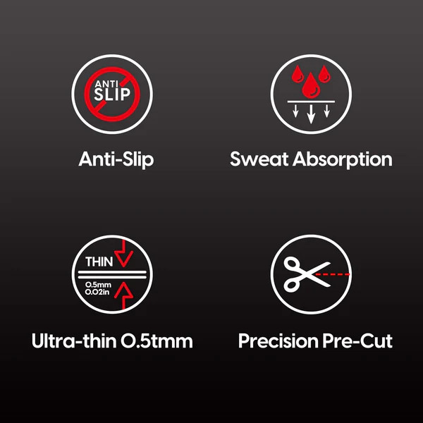 Miếng dán chống trượt Pulsar Supergrip - Grip Tape Precut for Logitech G Pro X Superlight - Hàng Chính Hãng