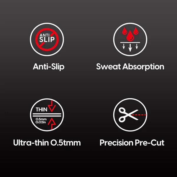 Miếng dán chống trượt Pulsar Supergrip - Grip Tape Precut for Logitech G703 / G403 - Hàng Chính Hãng