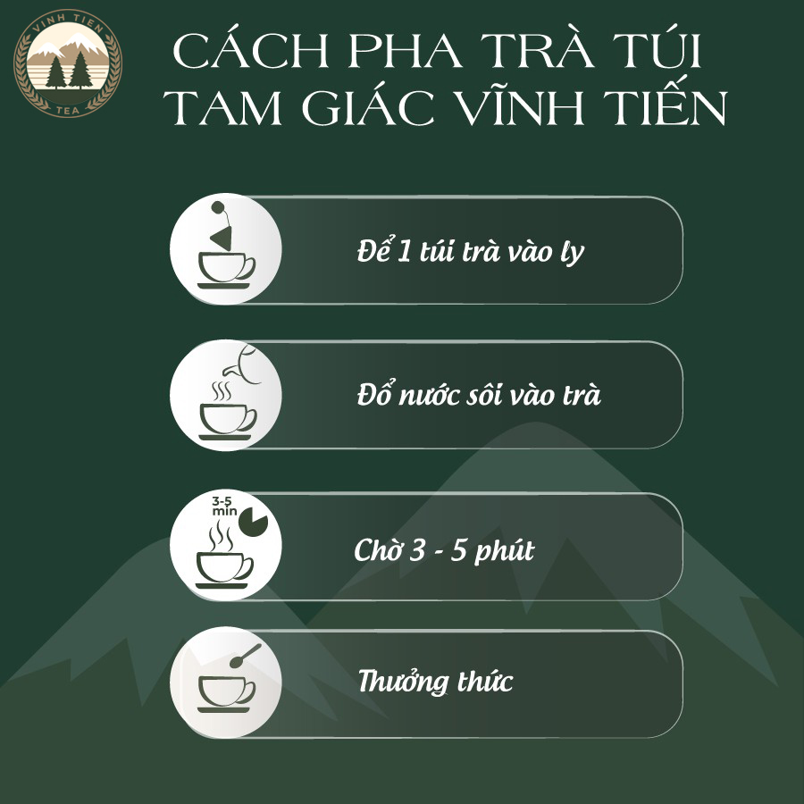 Trà Diệp Hạ Châu Túi Tam Giác Vĩnh Tiến (Hộp 15 túi x 2,5g) - Giải Độc Gan, Thanh Nhiệt Cơ Thể, Ngủ Ngon