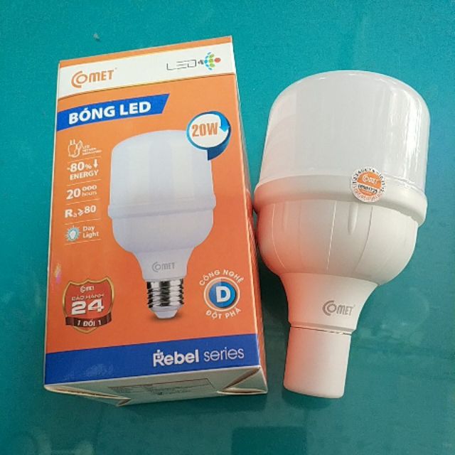 Bộ 2 bóng Comet Led Bulb Rebel 20W CB03R020