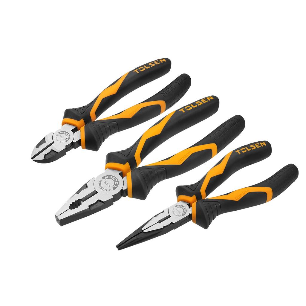 BỘ 3 KỀM RĂNG - CẮT - NHỌN CÔNG NGHIỆP Tolsen 10410