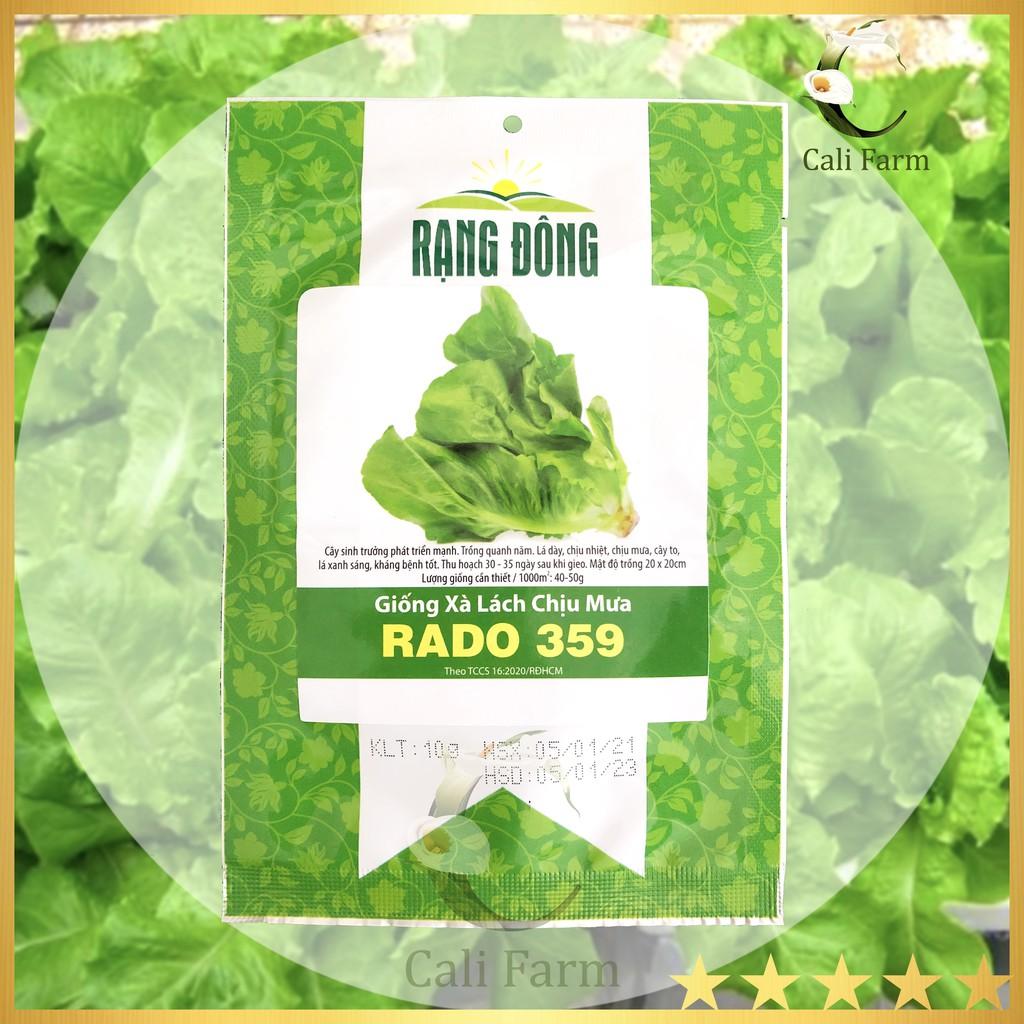 Hạt giống Xà Lách Chịu Mưa Rado 359 - NON GMO- Hạt giống Rạng Đông, Chất lượng vượt trội !