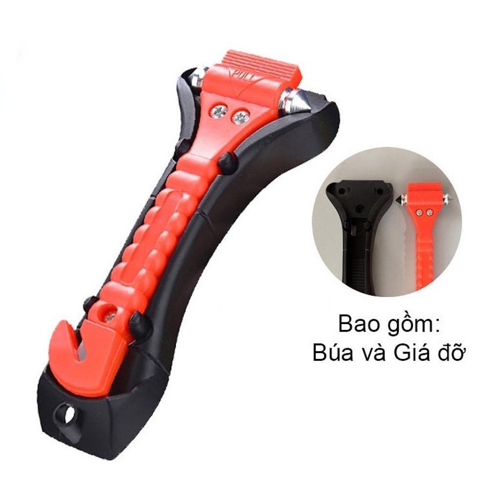 Búa Thoát Hiểm Ô Tô Xe Hơi Phá Kính Và Cắt Dây Đai An Toàn