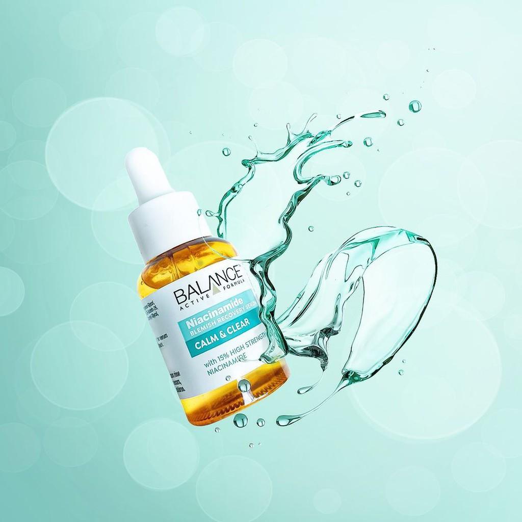 Combo serum phục hồi, làm dịu và cấp ẩm da Balance Niacinamide và Hyaluronic 30ml/chai
