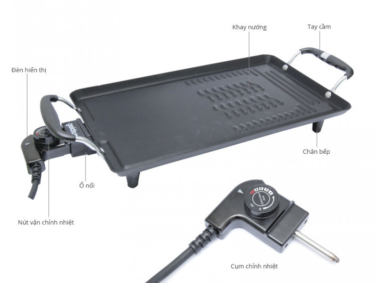 Thông số kỹ thuật Bếp nướng điện Goldsun GR-GYC 1400