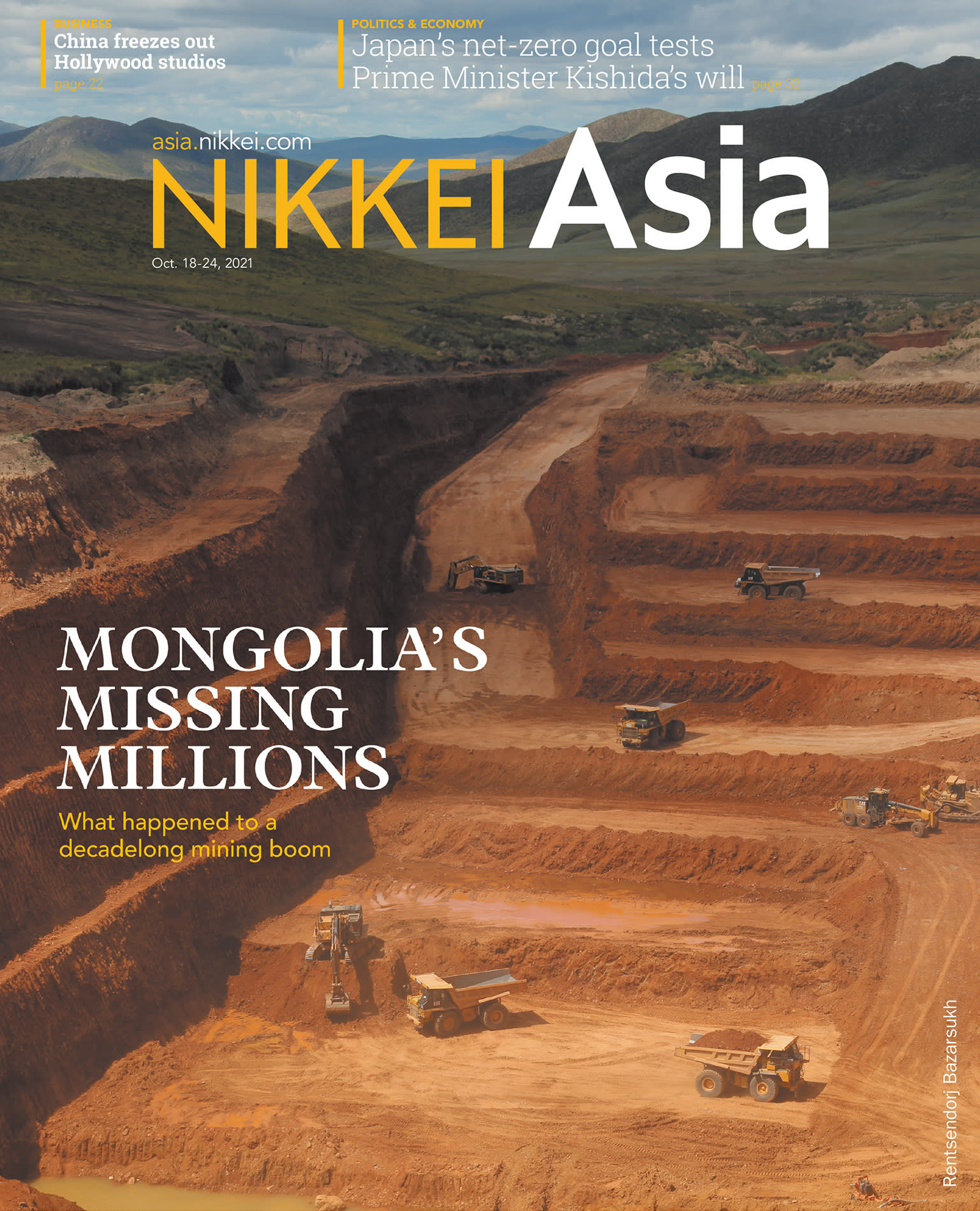 Nikkei Asian Review: Nikkei Asia - 2021: MONGOLIA'S MISSING MILLIONS - 43.21 tạp chí kinh tế nước ngoài, nhập khẩu từ Singapore