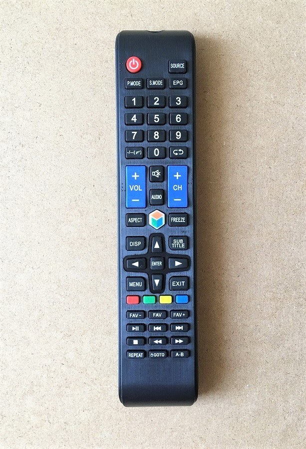 Hình ảnh Remote Điều Khiển Dành Cho Smart TV, Internet Tivi, Ti Vi Thông Minh ASANZO (Kèm pin AAA Maxell)