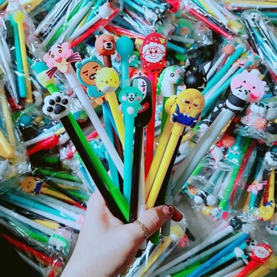 Set 20 bút bi nước siêu ngộ nghĩnh kèm túi đựng