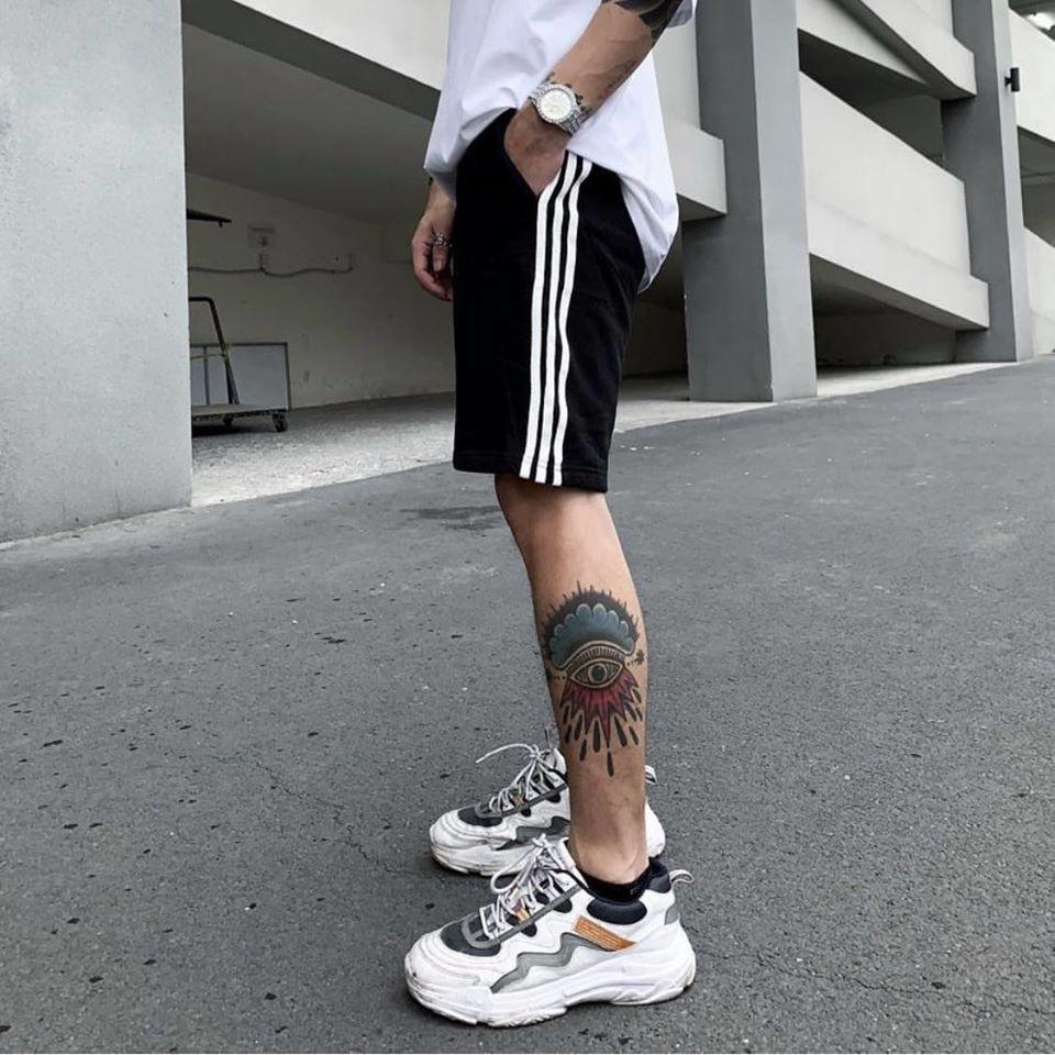 Quần short 3 sọc unisex quần đùi 3 lines nam nữ THE 1992