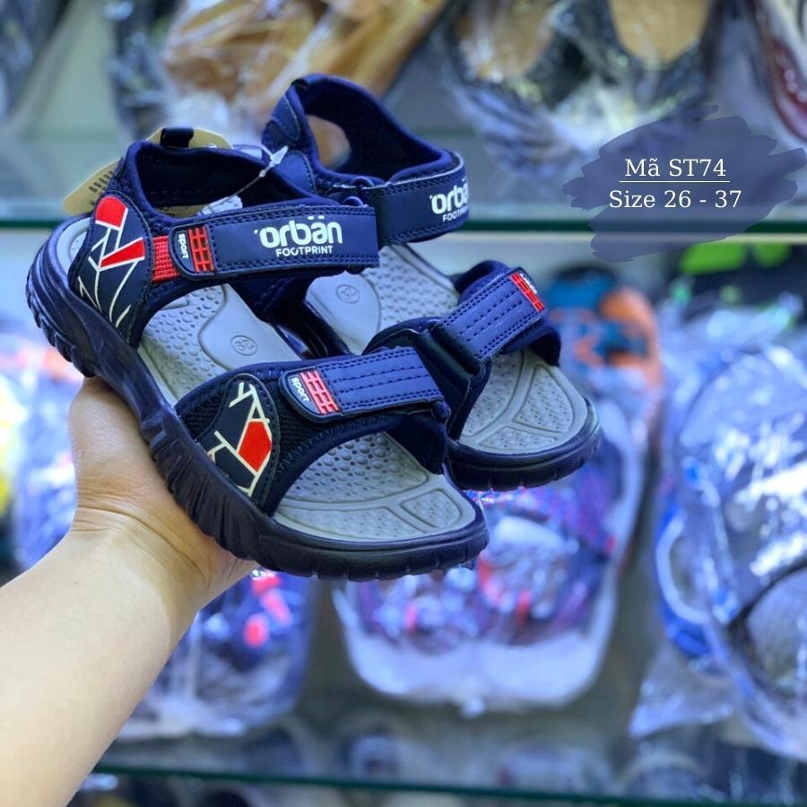 Sandal bé trai Urban xuất khẩu cao cấp dép quai hậu khỏe khoắn và năng động cho trẻ em 3 - 12 tuổi đi học đi biển ST74