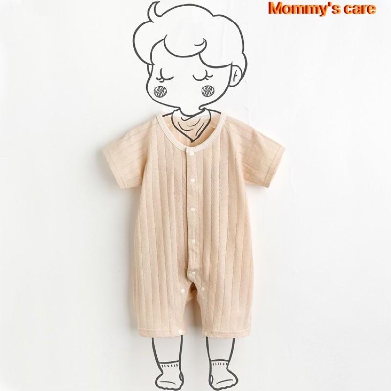 Body đùi 100% cotton hữu cơ tự nhiên MOMMY'SCARE cho bé 0-24M