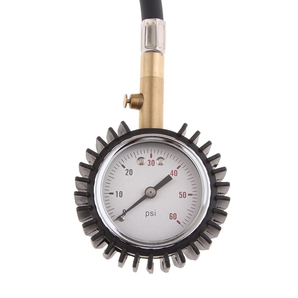 Universal Air Inflator Air Pressure Gauge for Cars, Trucks, Motorcycles
