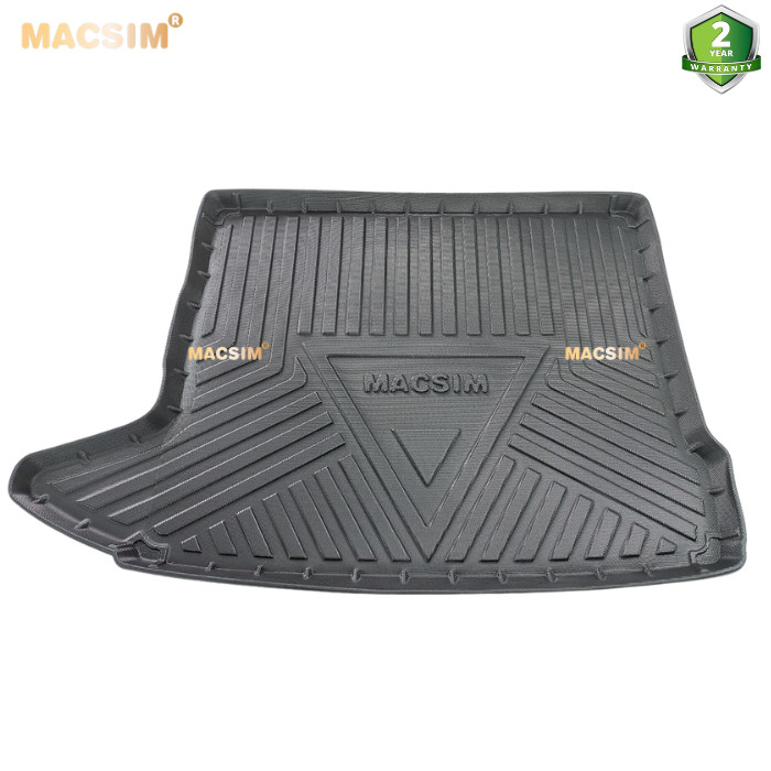 Thảm lót cốp xe ô tô Audi Q3 2012- 2018 qd nhãn hiệu Macsim chất liệu TPV cao cấp màu đen