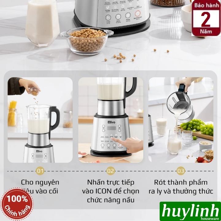 Máy Nấu Sữa Hạt OLIVO X20 Chống Tràn - Xay Mịn Không Cần Lọc - Máy Xay Nấu Đa Năng - Thương Hiệu Mỹ