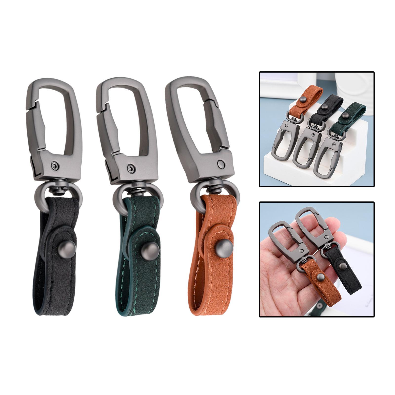 2xHeavy Duty Car Keychain Clip for Colleagues Friends Valentine'S Day Gifts Black